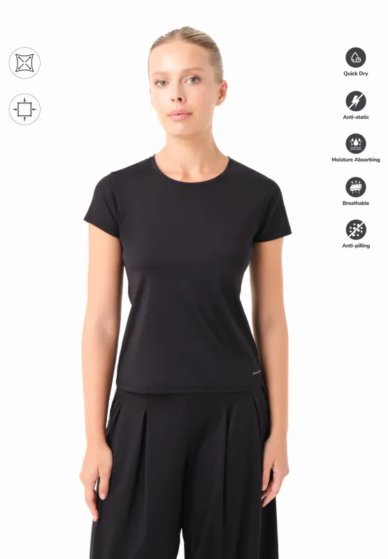 Tattum Sporty T-shirt Black made by Ivalo.com