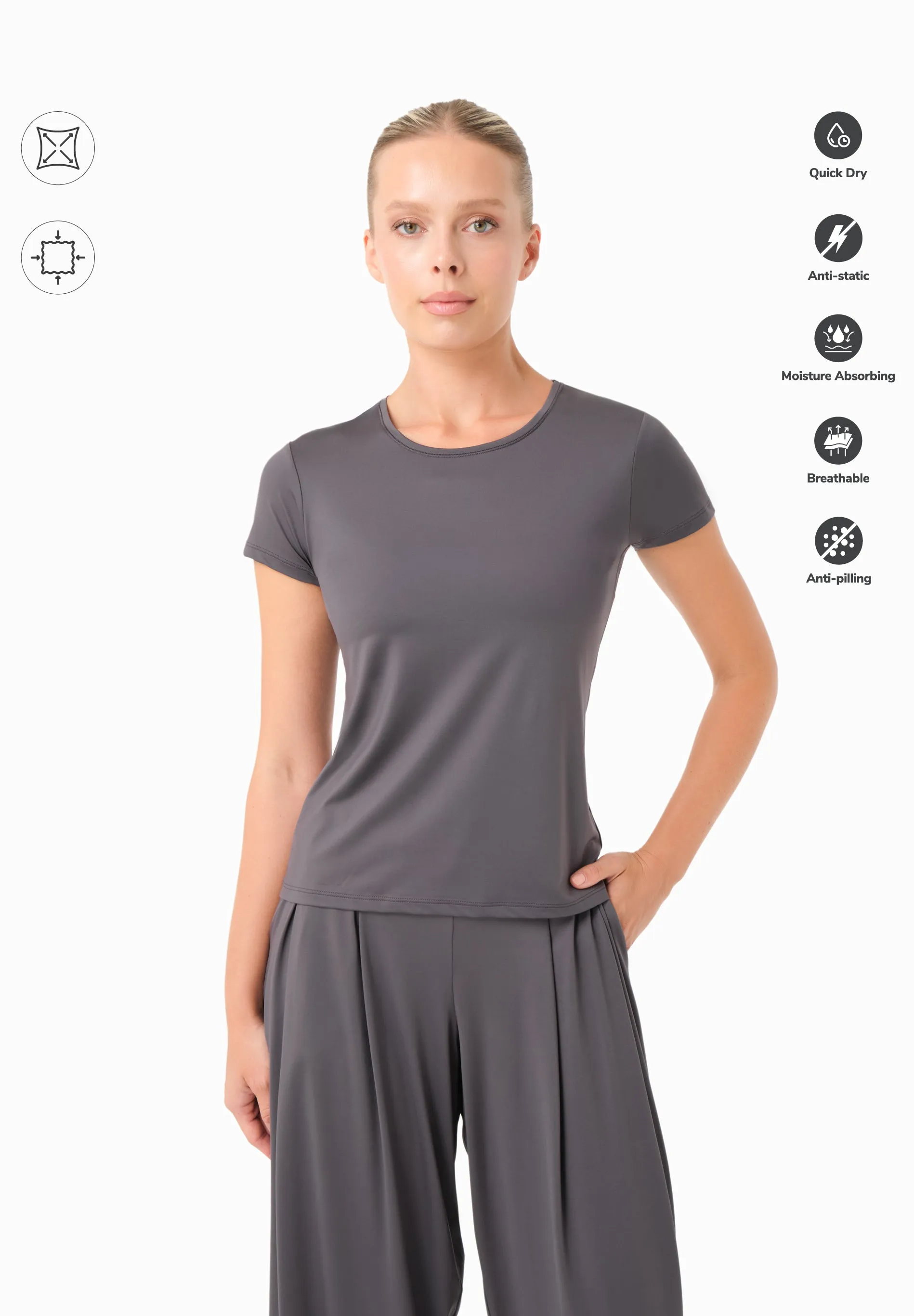 Tattum Sporty T-shirt Shadow sold by Ivalo.com