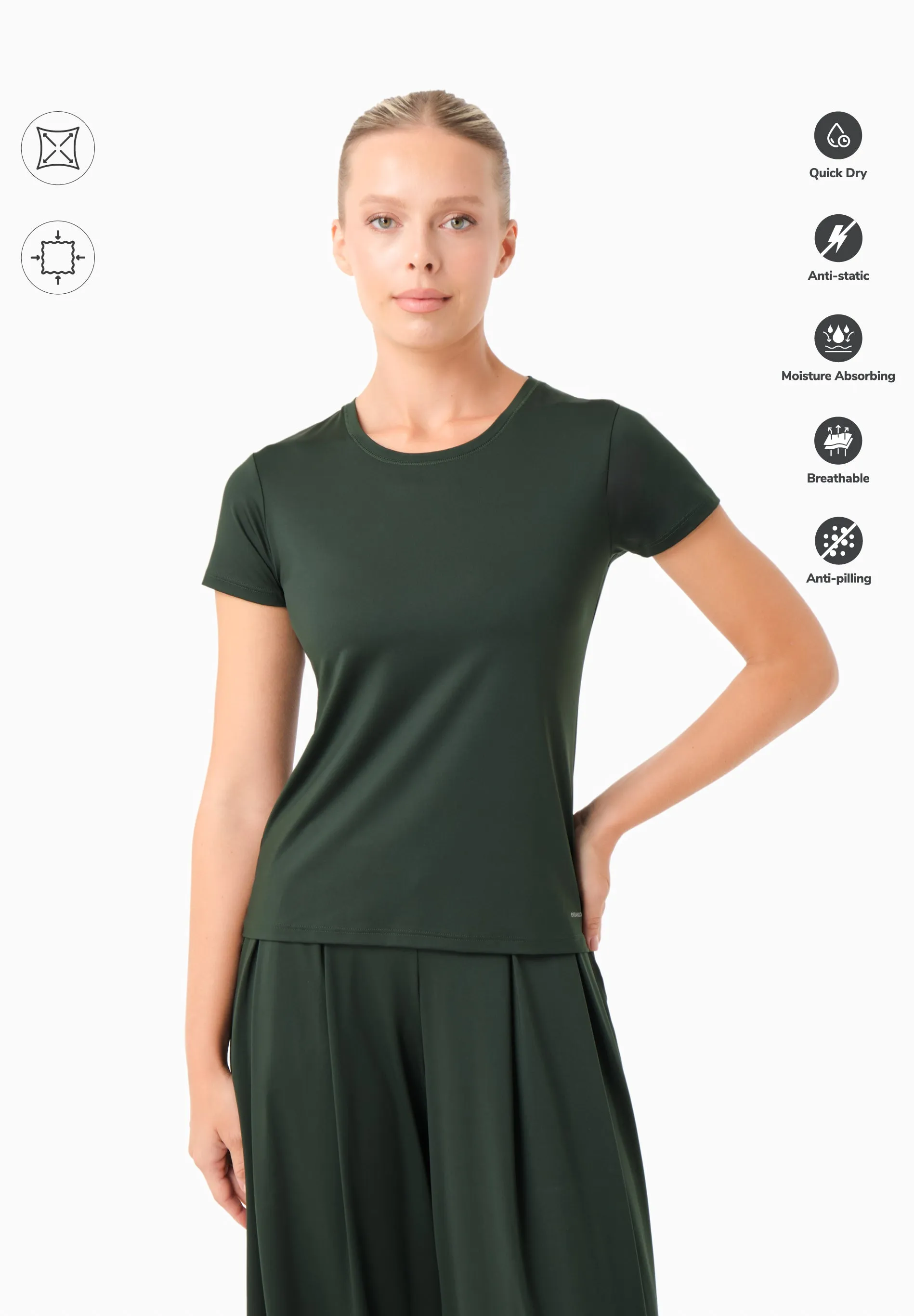 Tattum Sporty T-shirt Amazonas Green sold by Ivalo.com