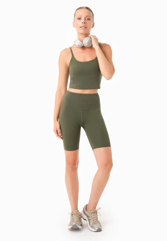 Lilly Biker Shorts Olive sold by Ivalo.com