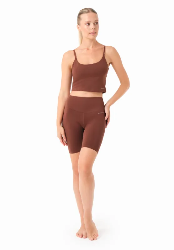 Lilly Biker Shorts Coffee Brown sold by Ivalo.com