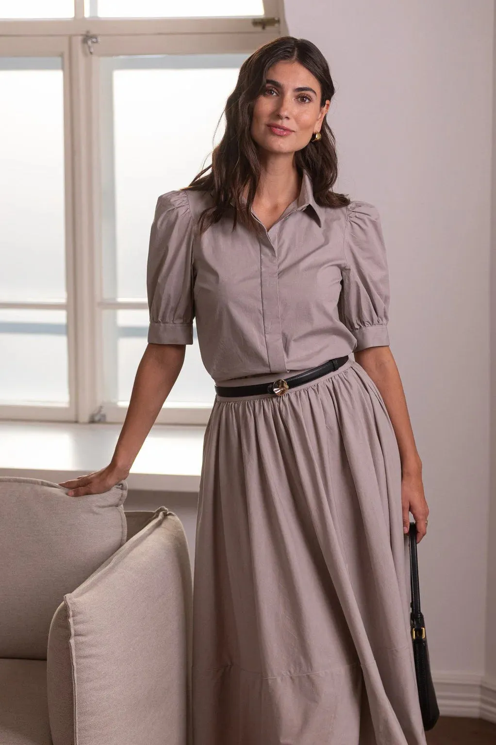 Camil Women's Shirt Greige sold by Ivalo.com product image thumbnail 4