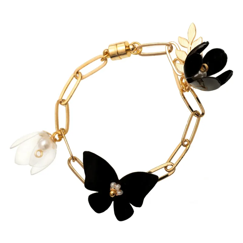 Butterfly Bracelet Black sold by Ivalo.com