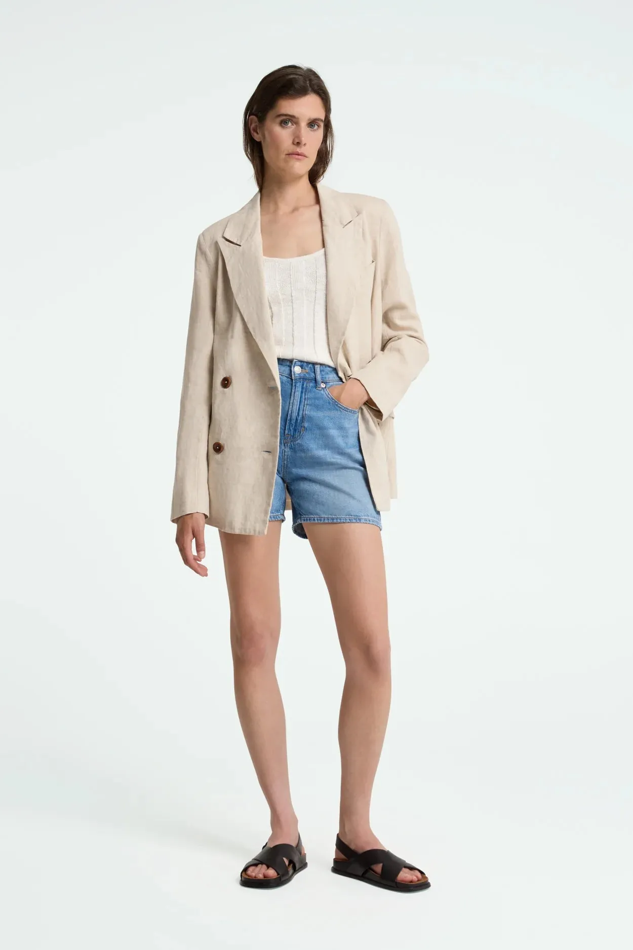 Liora Short Hopcete Electric Mid Denim Shorts sold by Ivalo.com product image thumbnail 3