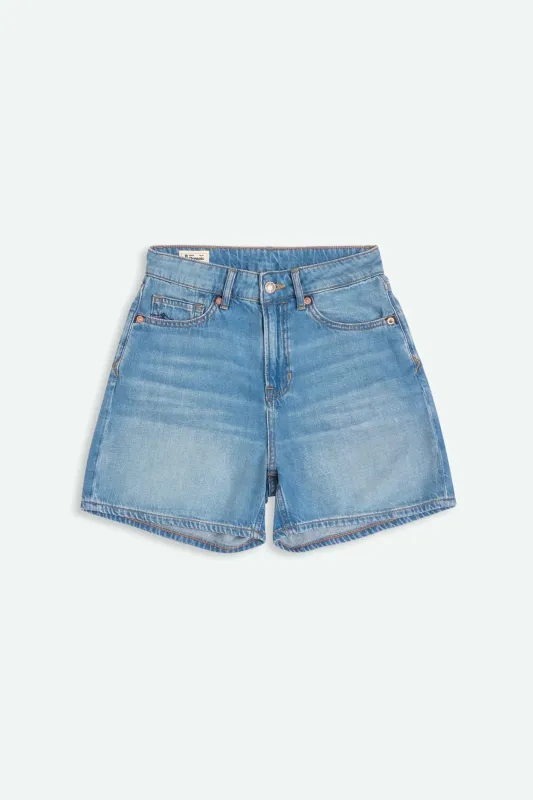 Liora Short Hopcete Electric Mid Denim Shorts made by Ivalo.com