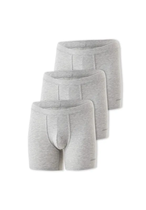 Bowenn Boxer Trunk 3-Pack Grey Melange made by Ivalo.com