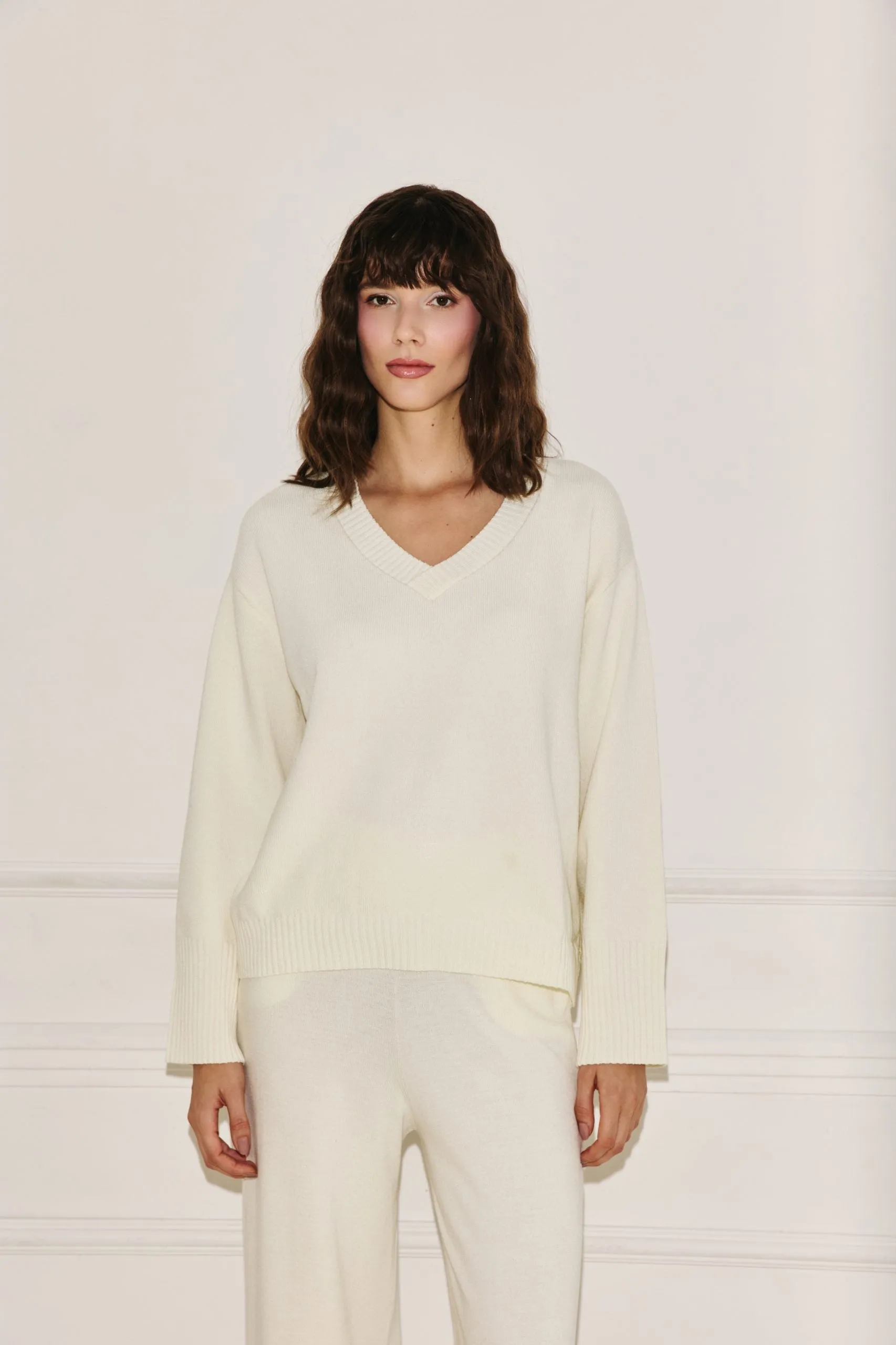 Amelié Knitted Trousers Ecru sold by Ivalo.com product image thumbnail 4