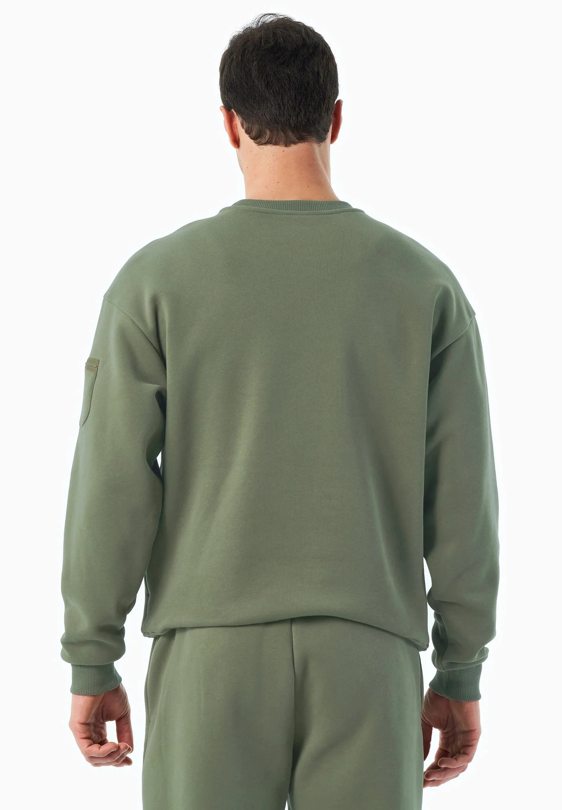Saylorr Unisex Sweatshirt Olive Green sold by Ivalo.com product image thumbnail 2