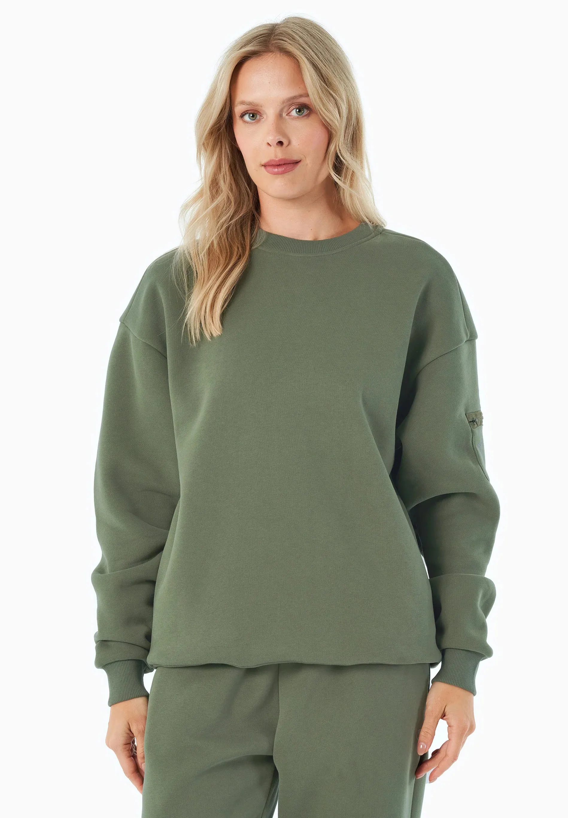 Saylorr Unisex Sweatshirt Olive Green sold by Ivalo.com product image thumbnail 4