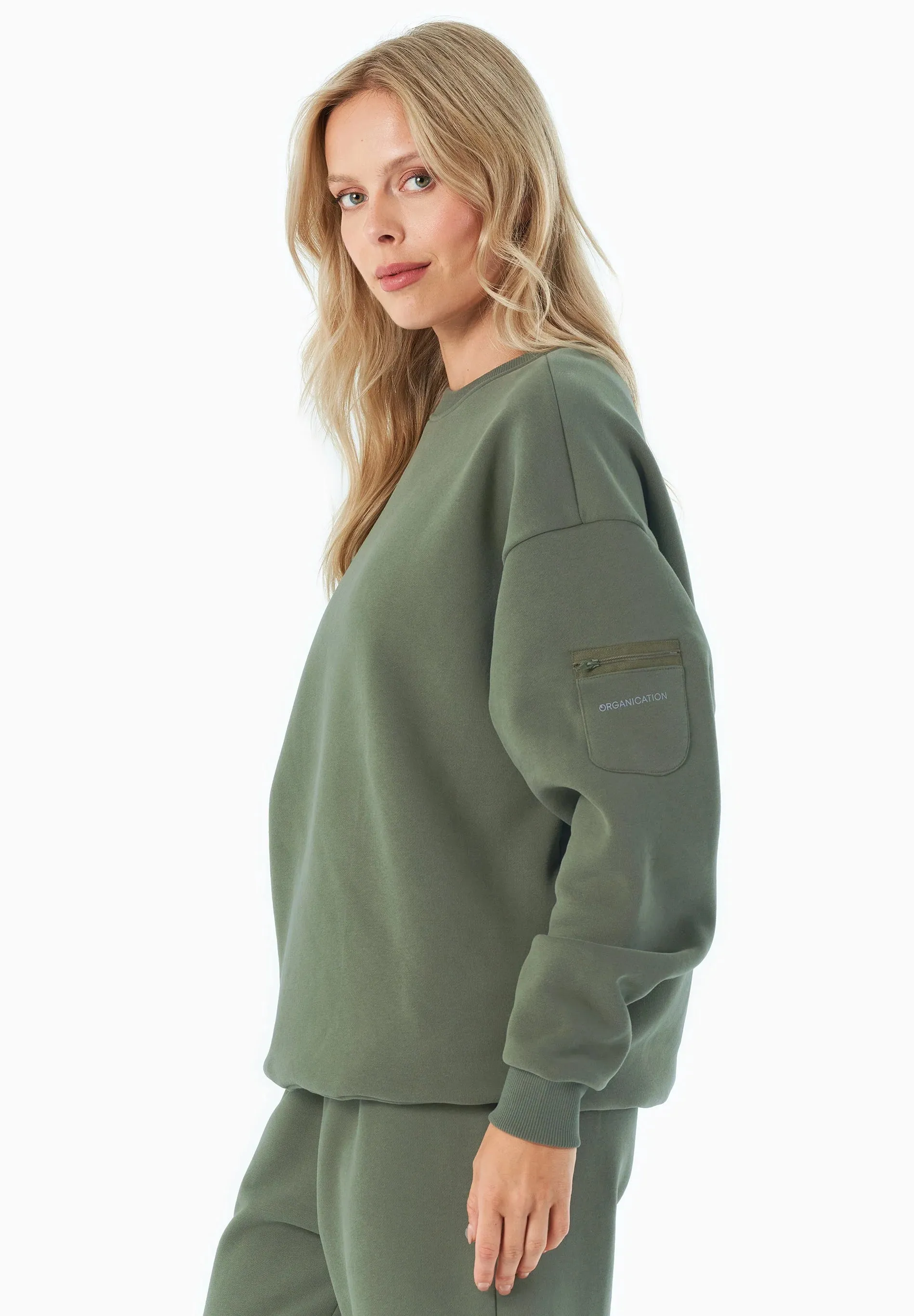 Saylorr Unisex Sweatshirt Olive Green sold by Ivalo.com product image thumbnail 5