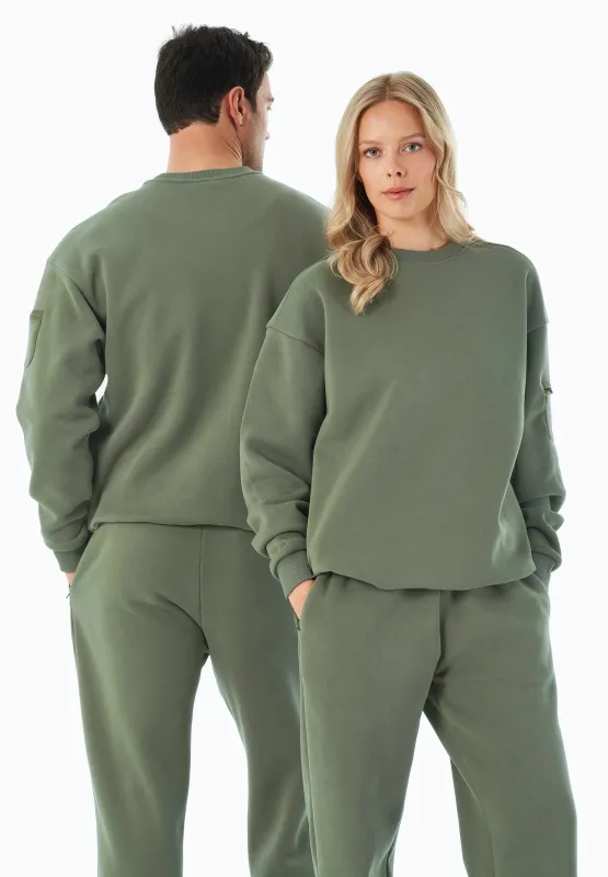 Saylorr Unisex Sweatshirt Olive Green sold by Ivalo.com