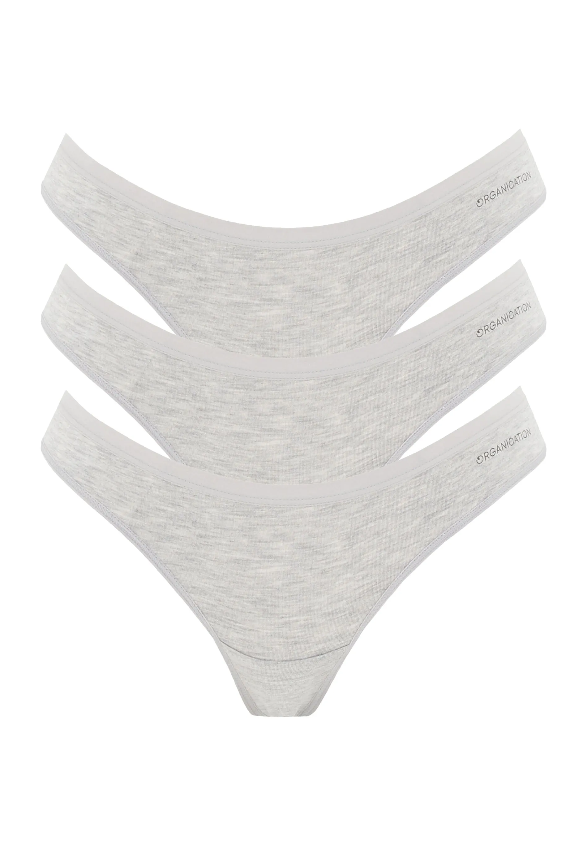 Kavinn Tanga Underpants 3-Pack Grey Melange sold by Ivalo.com