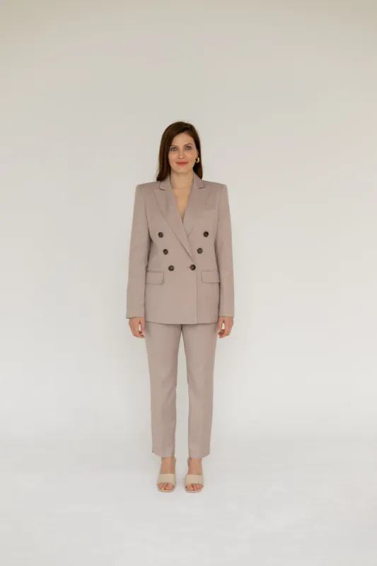 Cigarette Pants Beige sold by Ivalo.com