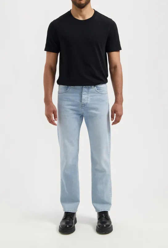 Alex Mid Loose Light Weight Jeans Stone Vintage made by Ivalo.com