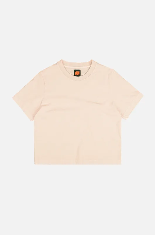 Women's Essential Pigment T-Shirt Buttercream made by Ivalo.com