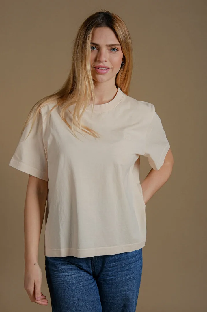 Women's Essential Pigment T-Shirt Buttercream sold by Ivalo.com product image thumbnail 2