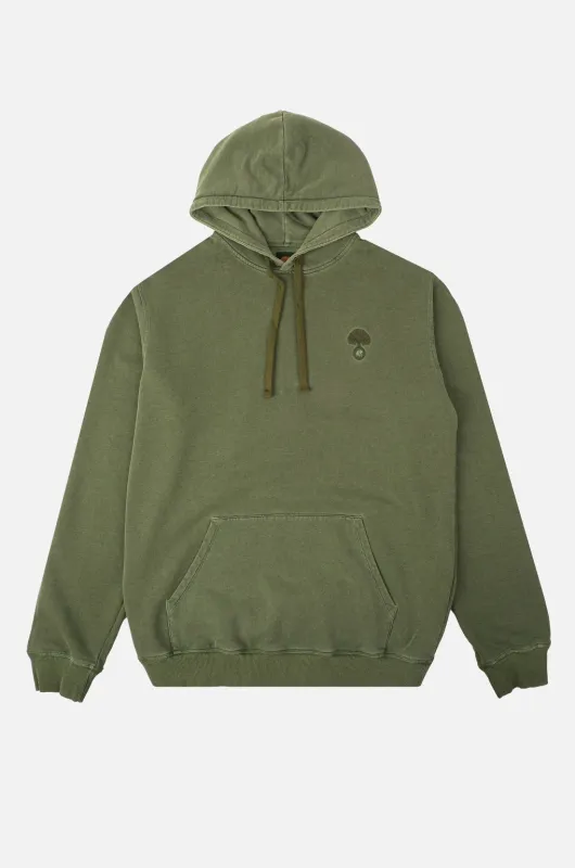 Aroes Pigment Heavyweight Hoodie Oak Green made by Ivalo.com