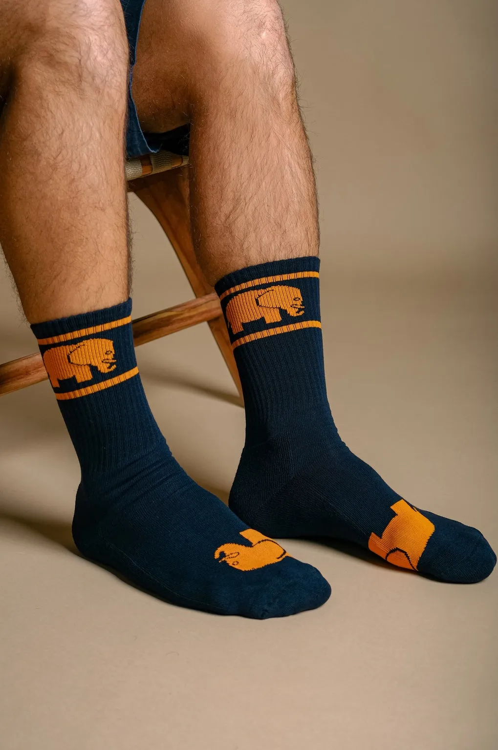 Navy Bamboo Athletic Socks sold by Ivalo.com product image thumbnail 4