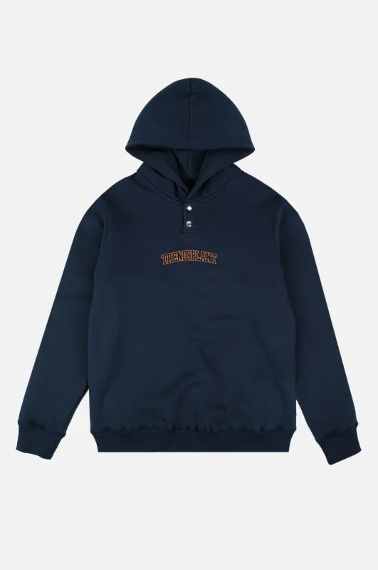 Lambda College Button Up Hoodie Deep Navy sold by Ivalo.com