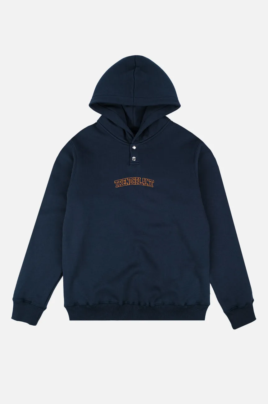 Lambda College Button Up Hoodie Deep Navy sold by Ivalo.com
