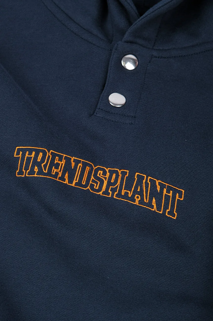 Lambda College Button Up Hoodie Deep Navy sold by Ivalo.com product image thumbnail 5