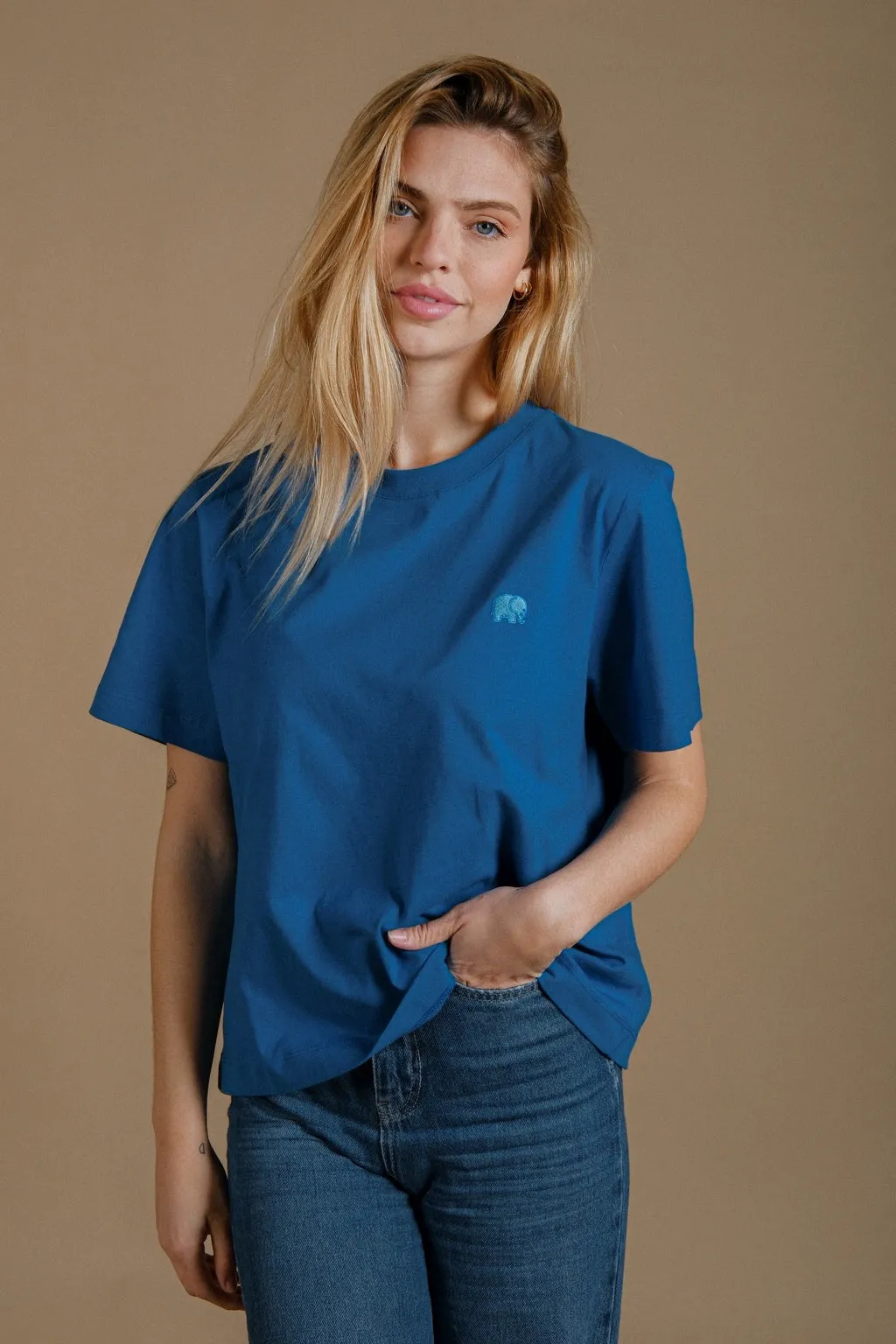 Women's Essential T-Shirt Classic Blue sold by Ivalo.com product image thumbnail 2