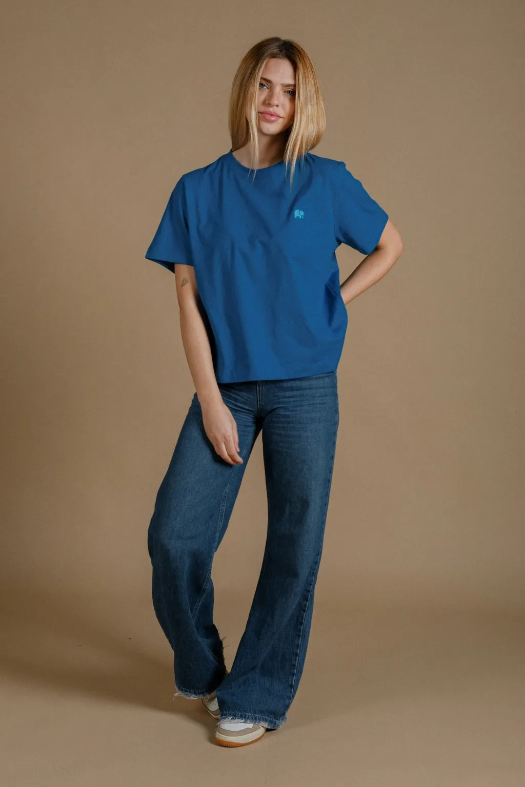 Women's Essential T-Shirt Classic Blue sold by Ivalo.com product image thumbnail 4