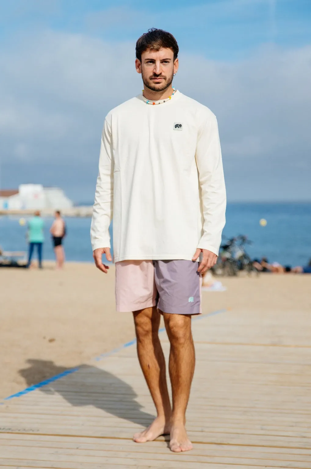 Color Block Q-Nova® Swim Trunks Mauve sold by Ivalo.com product image thumbnail 4