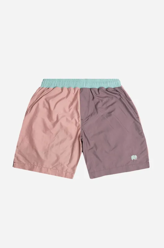 Color Block Q-Nova® Swim Trunks Mauve sold by Ivalo.com