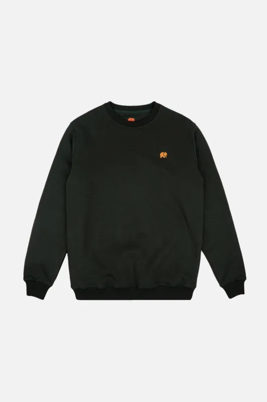 Organic Essential Sweater Scarab Green made by Ivalo.com