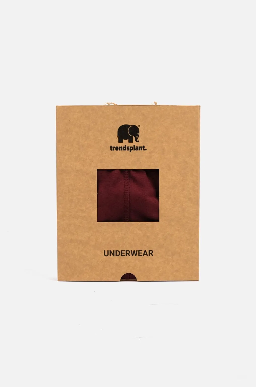 Organic Essential Boxer Briefs Burgundy sold by Ivalo.com product image thumbnail 3