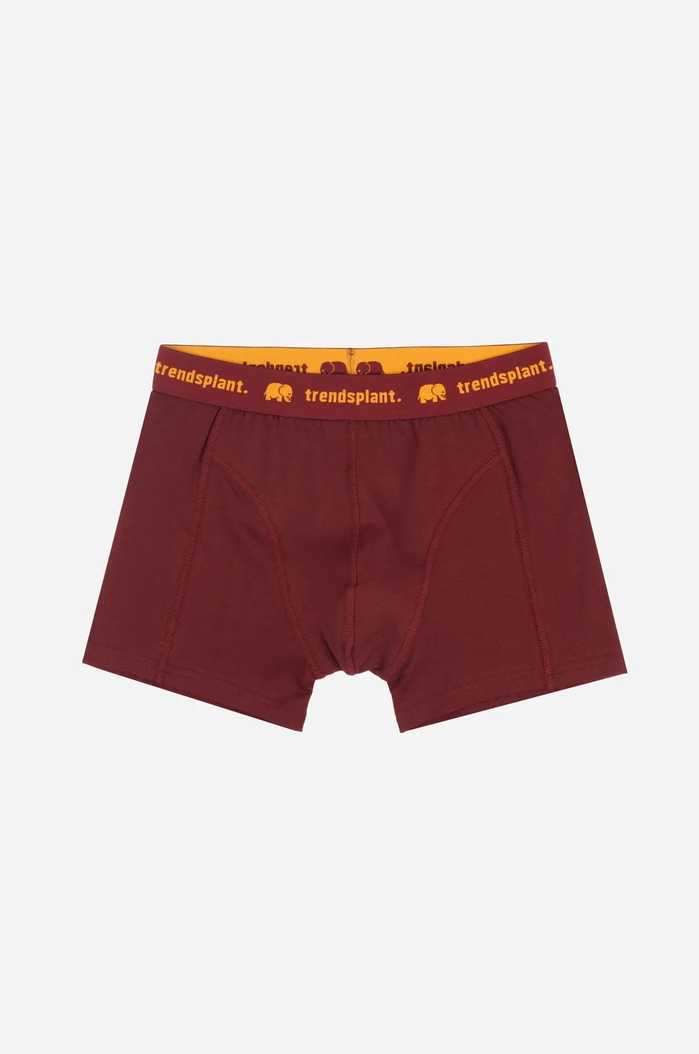 Organic Essential Boxer Briefs Burgundy sold by Ivalo.com