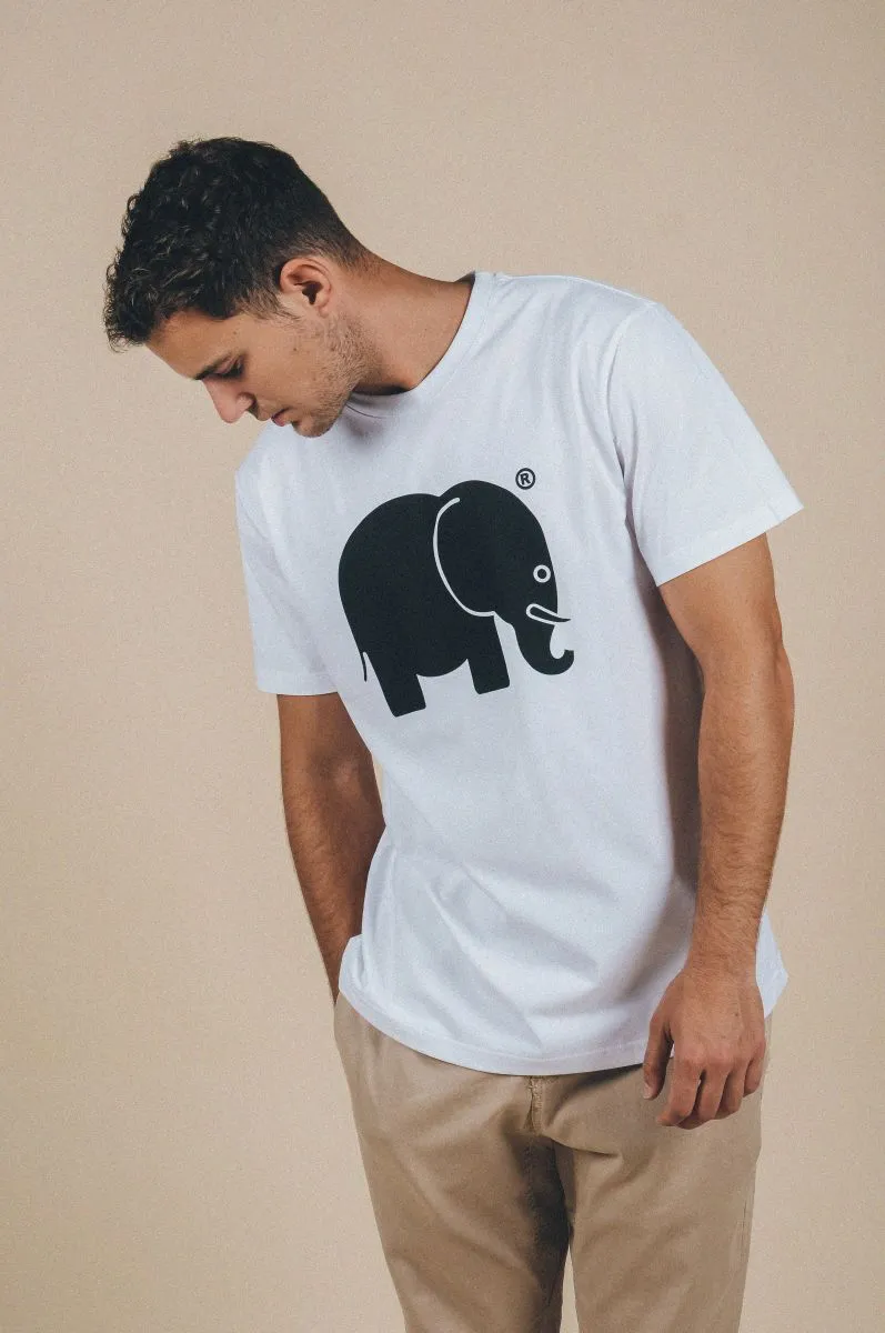 White Organic Classic T-Shirt sold by Ivalo.com product image thumbnail 4