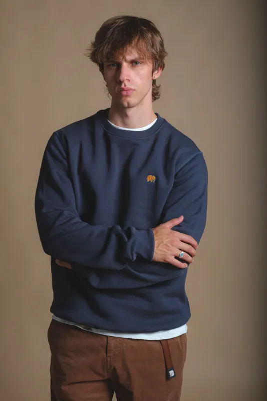 Organic Essential Sweater Trendsplant Blue made by Ivalo.com