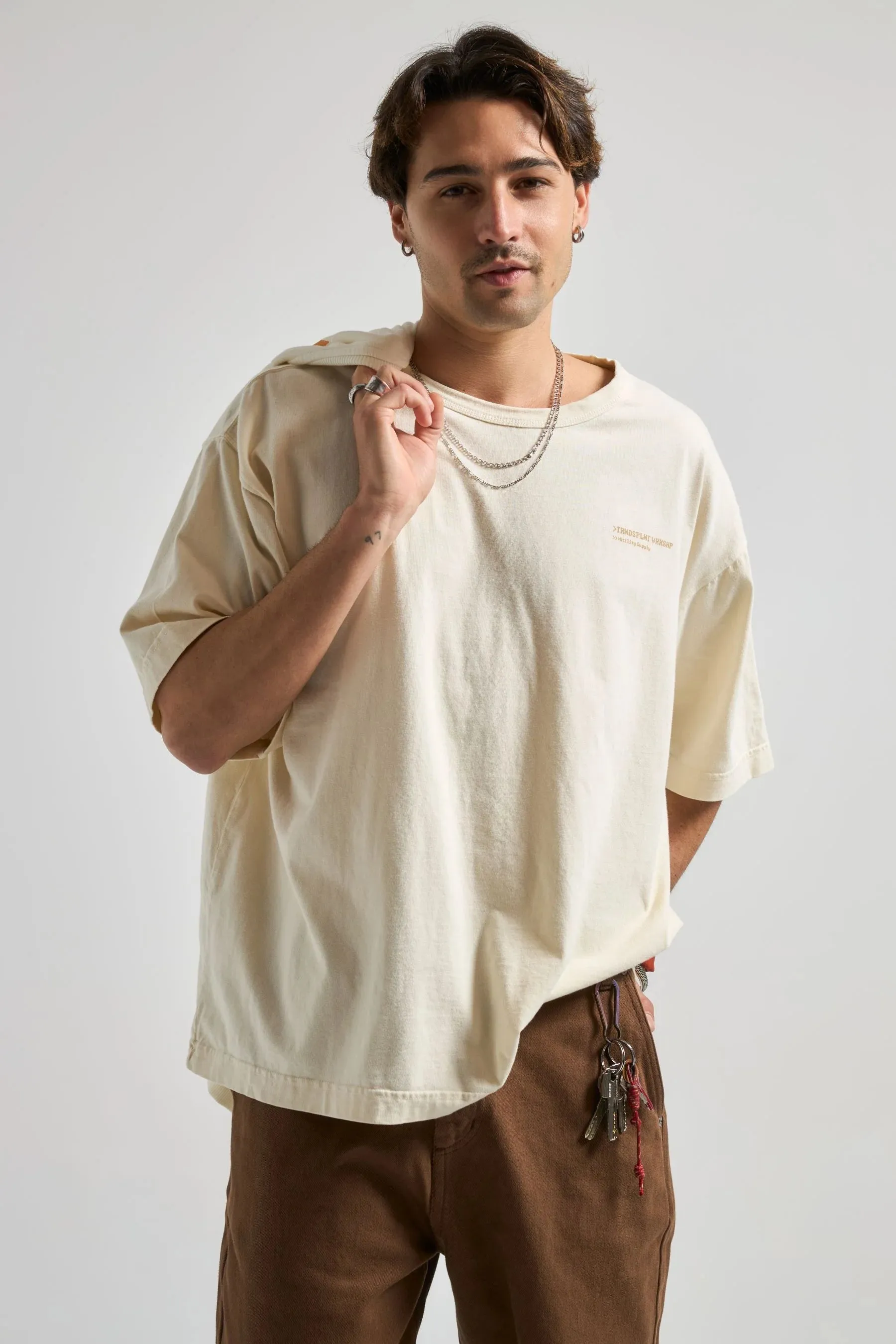 Core Oversized T-Shirt Antique White sold by Ivalo.com product image thumbnail 3