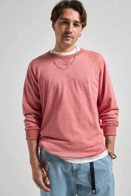 Essential Lightweight Sweater Salty Red made by Ivalo.com