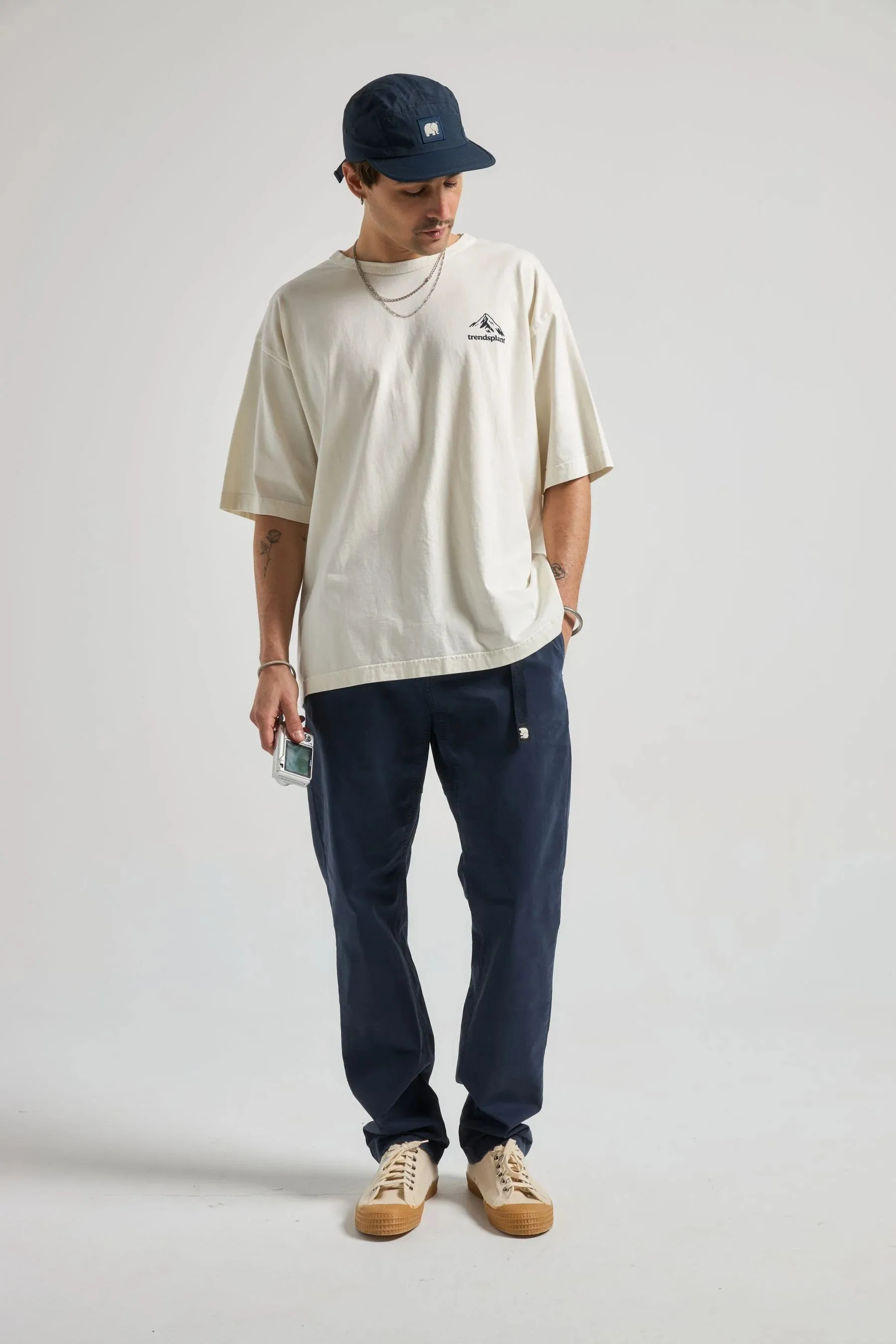 Hikers Oversized Heavy T-Shirt Marshmallow sold by Ivalo.com product image thumbnail 2