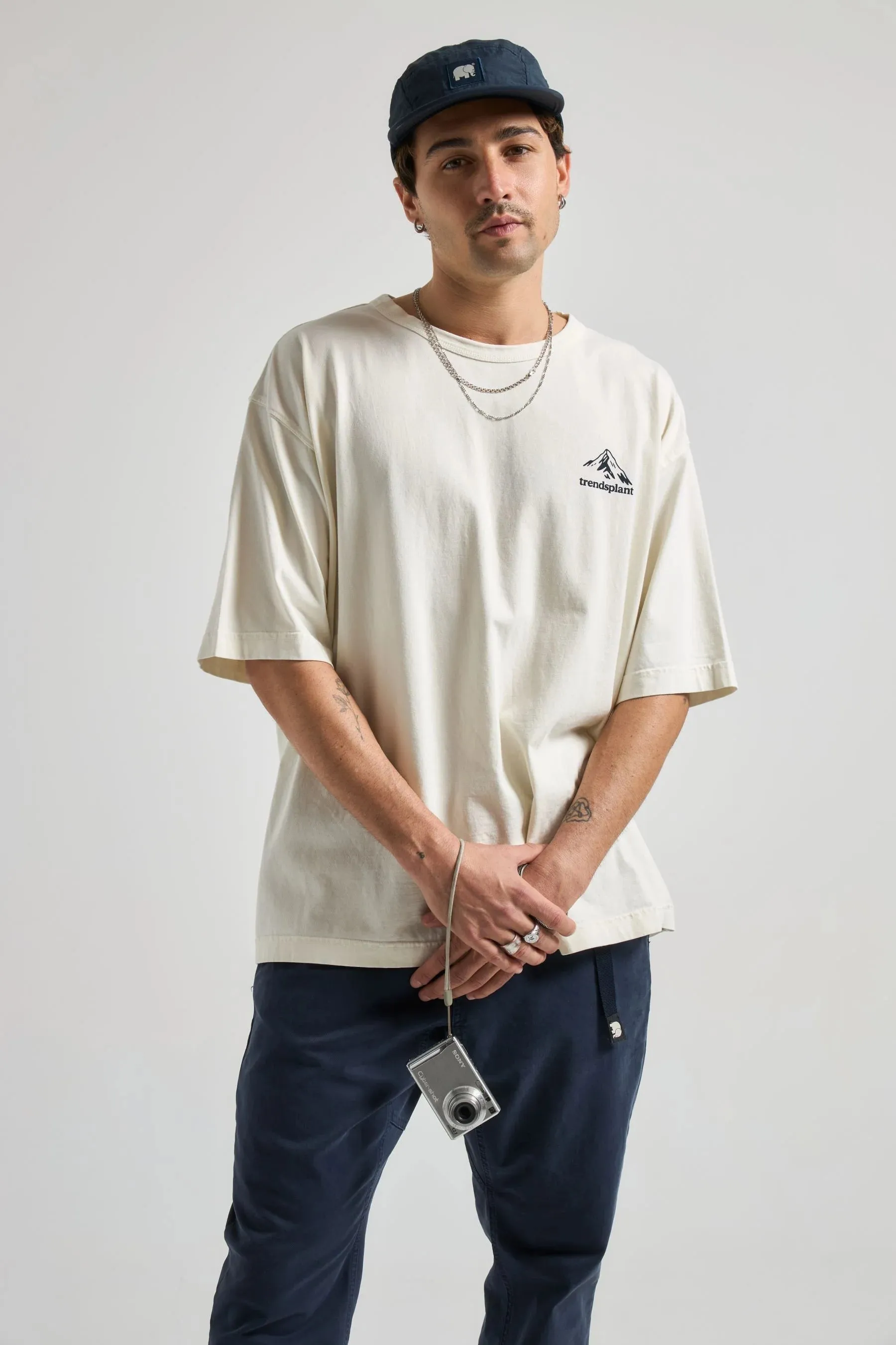 Hikers Oversized Heavy T-Shirt Marshmallow sold by Ivalo.com product image thumbnail 5