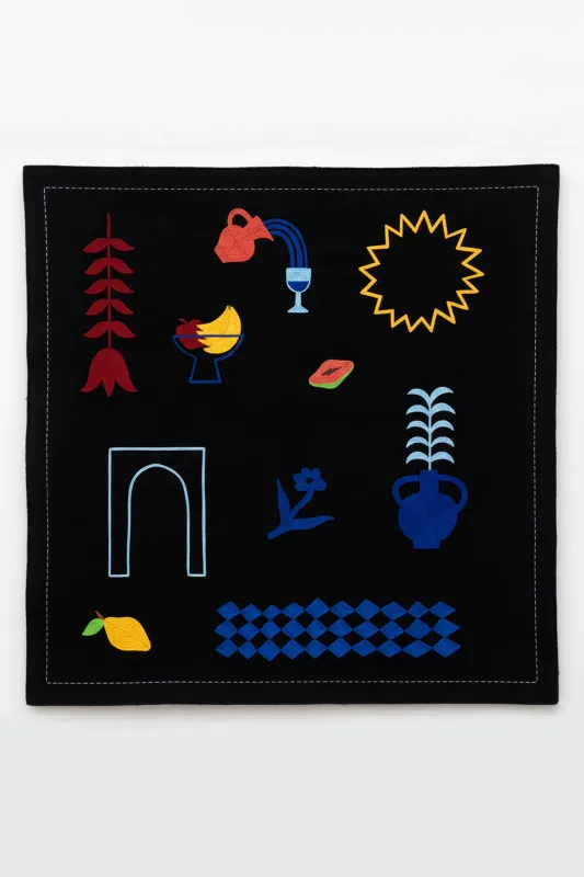 Tole Scarf Black made by Ivalo.com