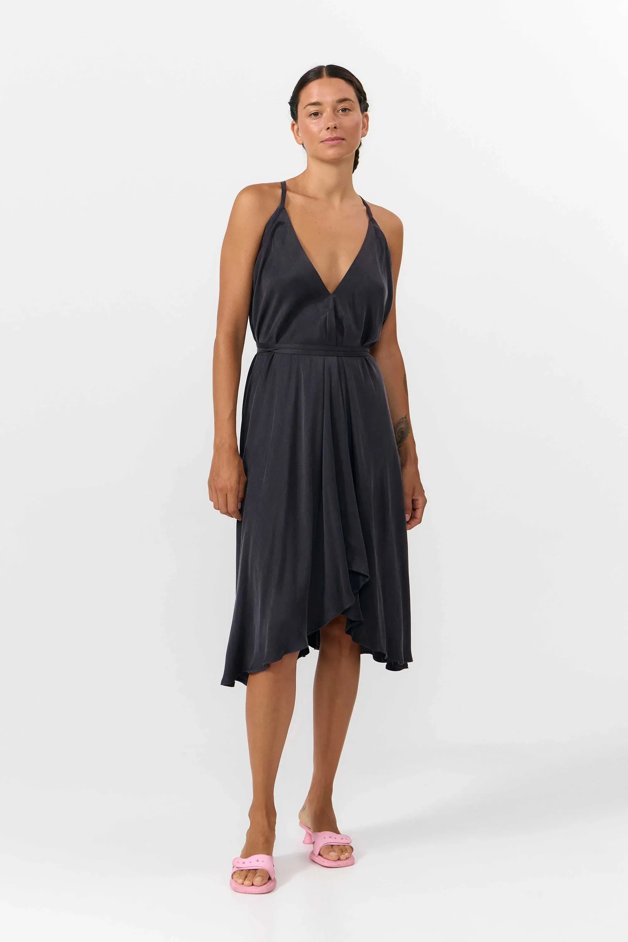 Multiposition Dress Short Cupro Dark Grey sold by Ivalo.com