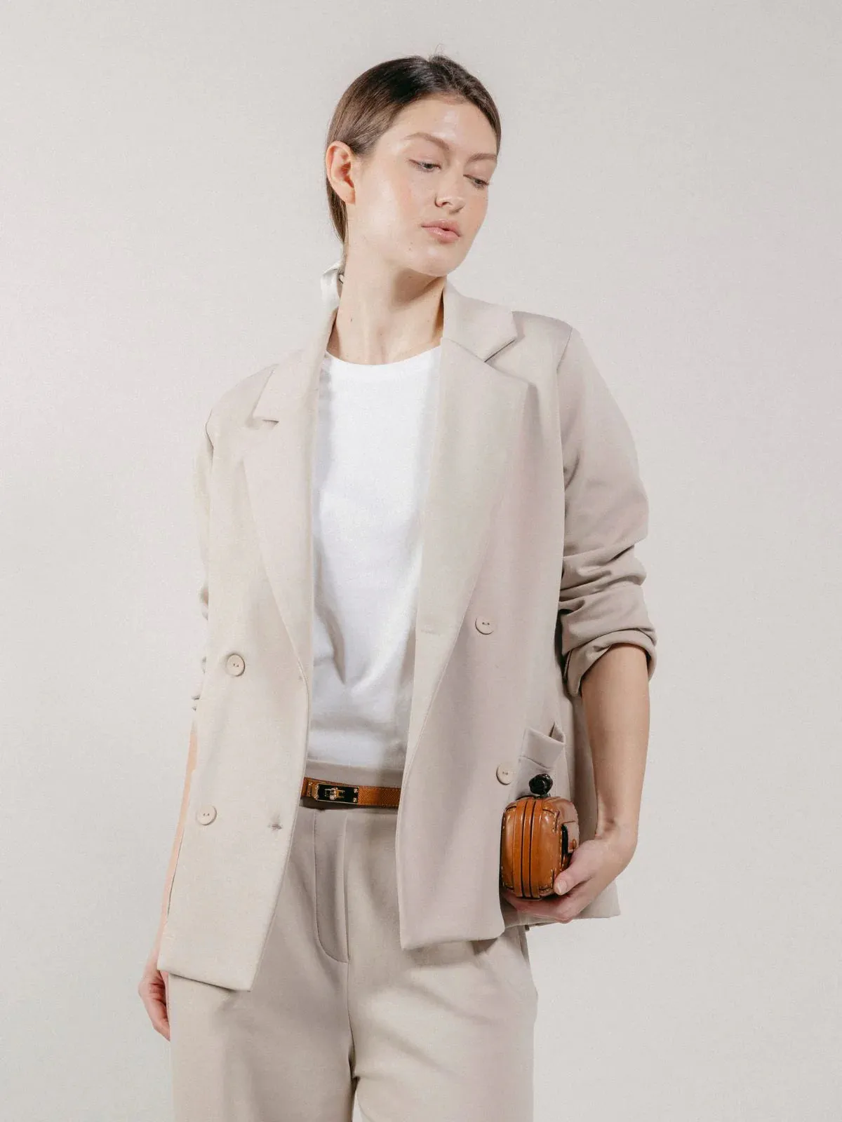 Women's Double-breasted Blazer Jacket sold by Ivalo.com