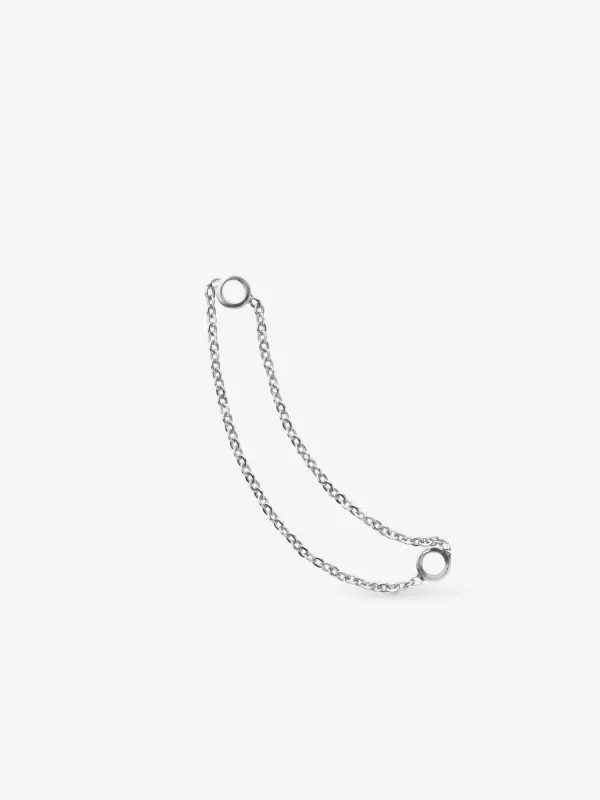 Back Ear Double Complementary Chain made by Ivalo.com