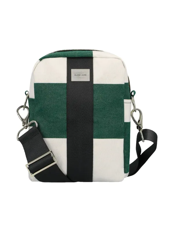Soleil Bag Green Stripes made by Globe Hope
