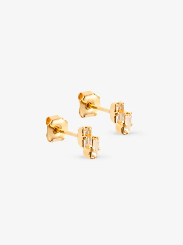 Boris Earrings Champagne made by Ivalo.com