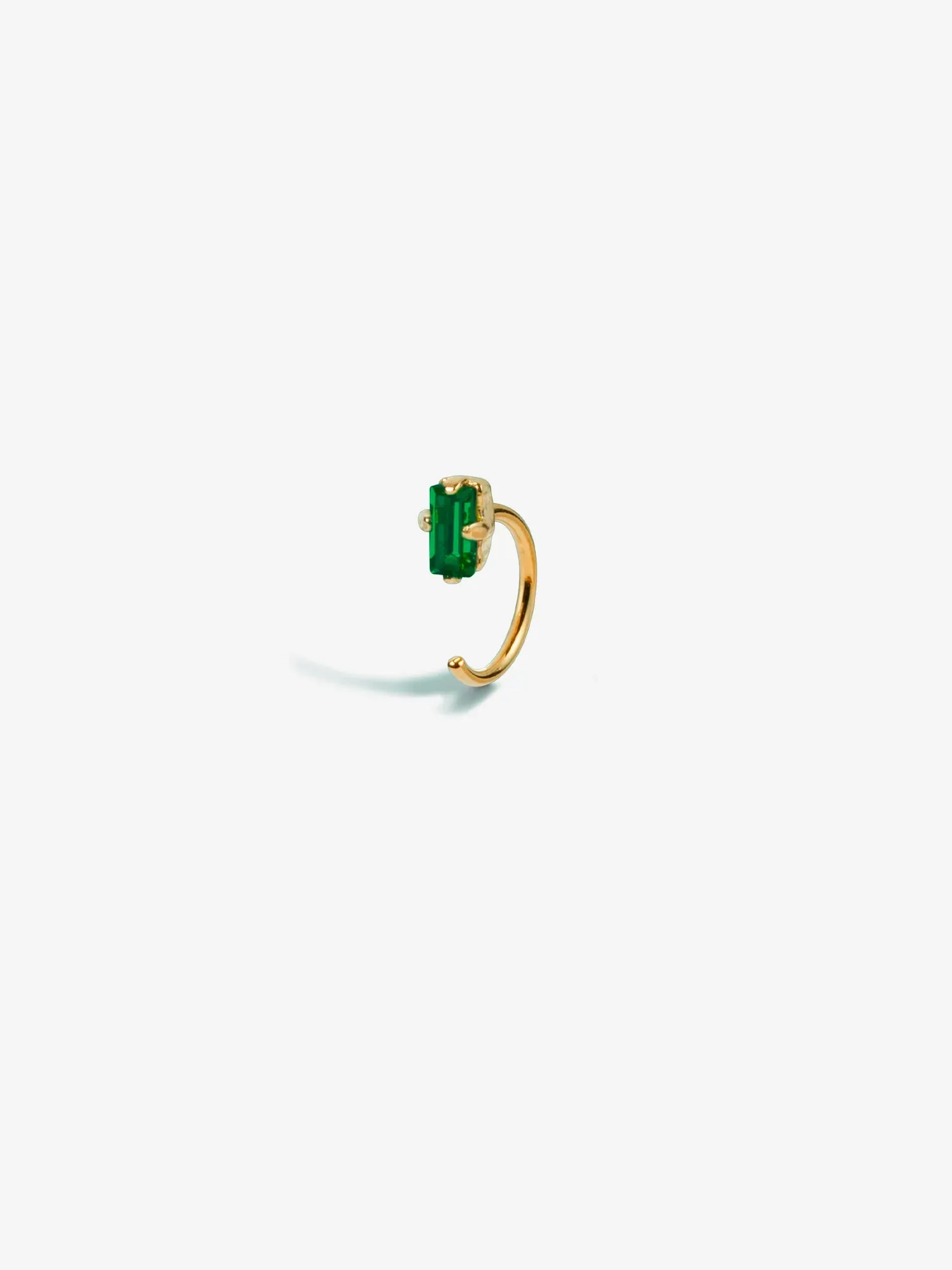 Marcel Mini Hoop Earrings Emerald sold by Ivalo.com product image thumbnail 3