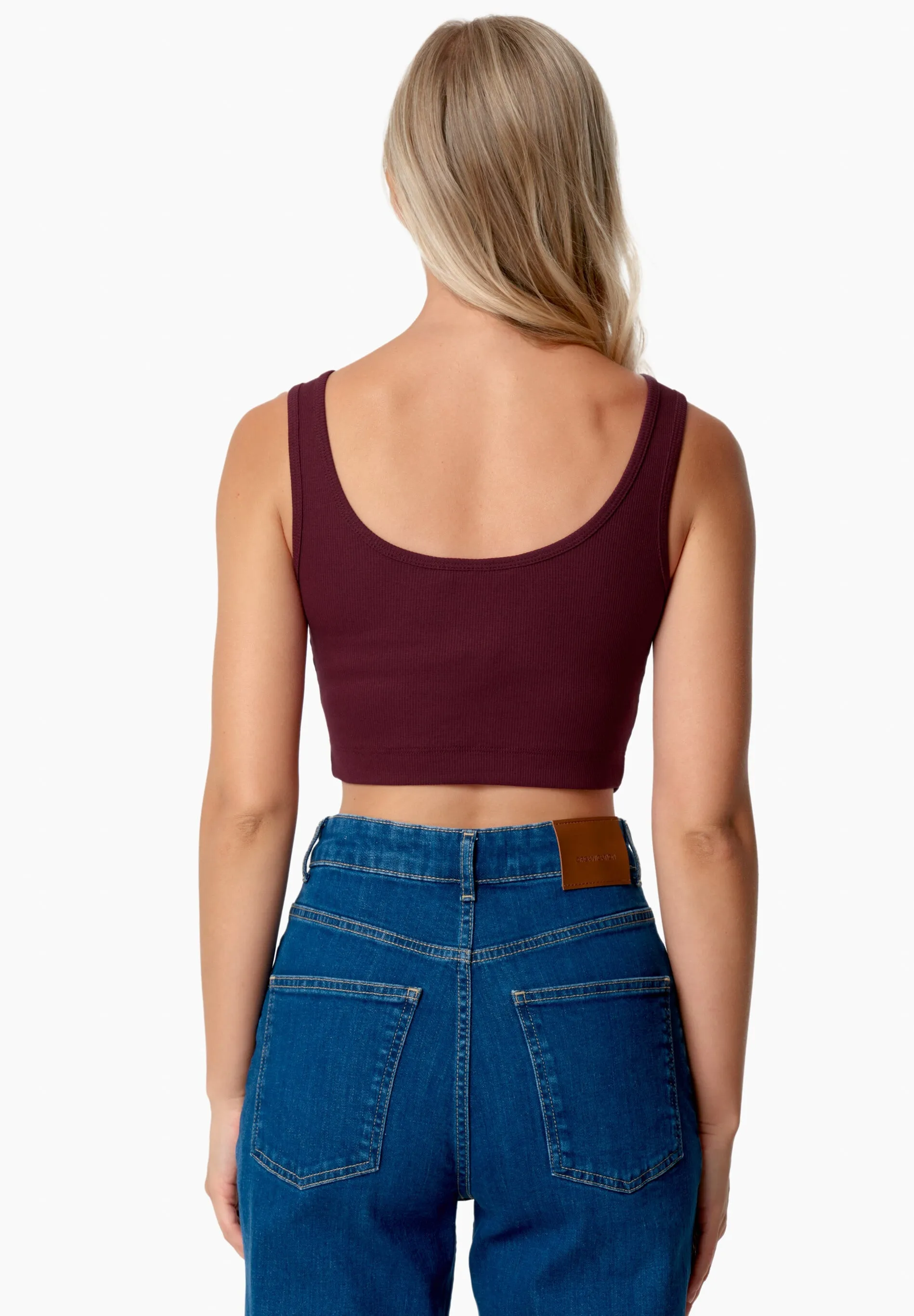 Iriss Cropped Top Bordeaux sold by Ivalo.com product image thumbnail 4