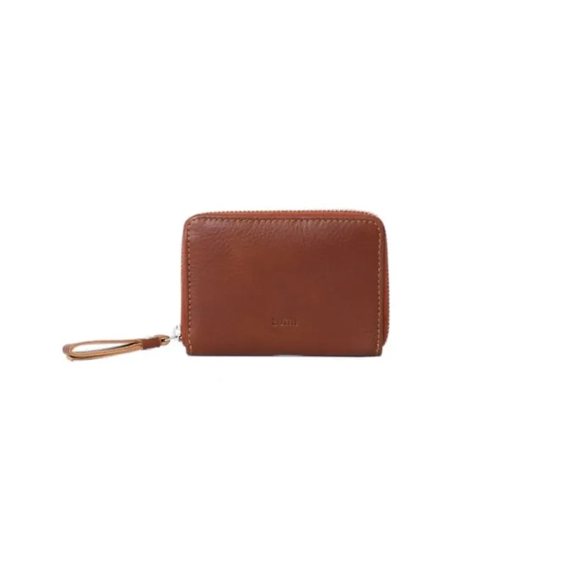 Ziparound Wallet Small Eco Cognac made by Ivalo.com