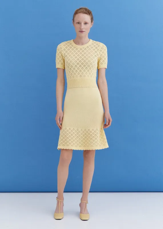 Knitted Cotton Lace Dress Sun made by Ivalo.com