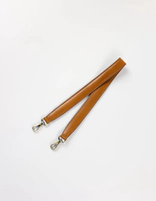 Shoulder Strap Cognac Classic Leather made by Ivalo.com