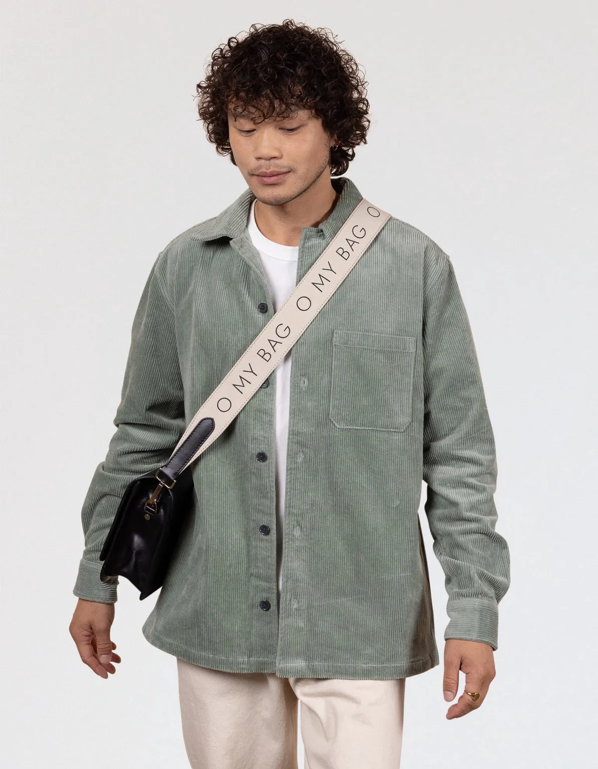 Canvas Logo Strap White & Black Classic Leather sold by Ivalo.com product image thumbnail 3